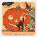 Search for witch cat stickers Jack o lantern