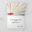 Search for vintage 1950s birthday cards Classic car