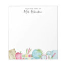 Search for back to school notepads Watercolor