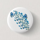Search for blue butterfly badges Watercolor