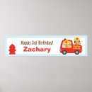 Search for red fire truck posters Birthday