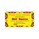 Search for spicy return address labels Peppers