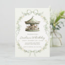 Search for merry birthday invitations Merry go round