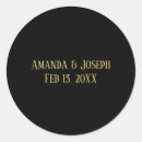 Search for elegant design wedding stickers Modern