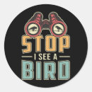 Search for bird watching stickers Birding