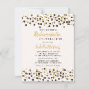 Search for white quinceanera invitations Black