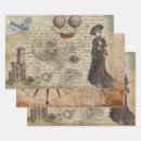Search for victorian steampunk wrapping paper Vintage