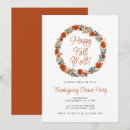 Search for wreath thanksgiving invitations Fall