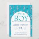 Search for seahorse baby shower invitations Turquoise