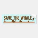 Search for save the whales bumper stickers Environment