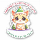 Search for new year cat stickers Christmas tree
