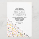 Search for confetti rehearsal dinner invitations Navy