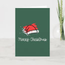 Search for santa hat christmas cards Green