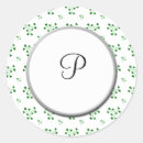 Search for green shamrock stickers St patrick's day