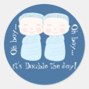 Search for mother of twins stickers New parents