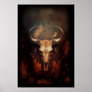 Search for bull skull art Cowboy