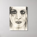 Search for crying canvas prints Woman
