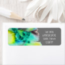 Search for turquoise marble return address labels Watercolor