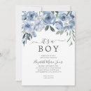 Search for stylish baby boy shower invitations Watercolor