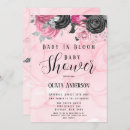 Search for pink black and silver glitter invitations Luxury