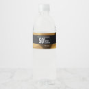 Search for black gold water bottle labels Elegant