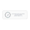 Search for purple and blue wedding return address labels Watercolor