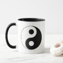 Search for yin yang mugs Black and white