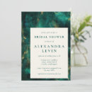 Search for green and gold bridal shower invitations Trendy