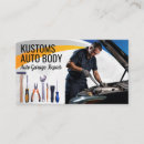 Search for working tools business cards Mechanic