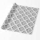 Search for black and white floral wrapping paper Pattern