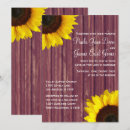 Search for sunflower and burgundy wedding invitations Barn