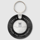 Search for spooky halloween key rings Black and white