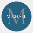 Search for ocean monogram stickers Elegant