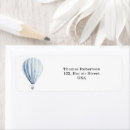 Search for balloon return address labels Watercolor