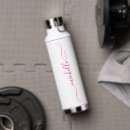Search for bachelorette party water bottles Black and white