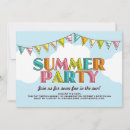 Search for bunting banner invitations Colourful