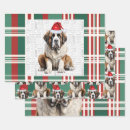 Search for saint bernard wrapping paper Pets