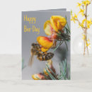 Search for happy bee day cards Yellow