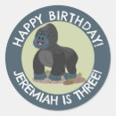 Search for happy birthday monkey stickers Cartoon