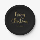 Search for black christmas plates Gold