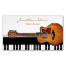 Search for piano teacher business cards Singer