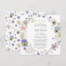 Search for lilac christening invitations Watercolor