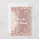Search for luxury birthday cards Rose gold