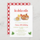 Search for adult pizza party invitations Italian