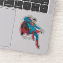 Search for superman flying stickers Steel