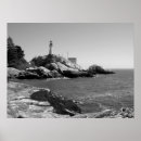 Search for black and white lighthouse posters Shore