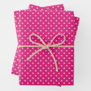 Search for pink and white polka dots wrapping paper Spots