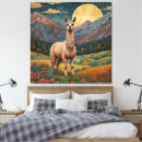 Search for alpaca canvas prints Llama