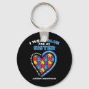 Search for blue t key rings Autism