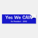 Search for cain bumper stickers President